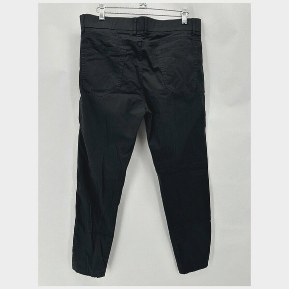 Greyson Wolf Amagansett 5-Pocket Chino Pants Size 32 x 29 Black Stretch Preppy - Picture 6 of 12